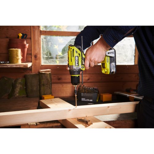 Дрель шуруповерт бесщеточная аккумуляторная Ryobi ONE+ R18PD7-0