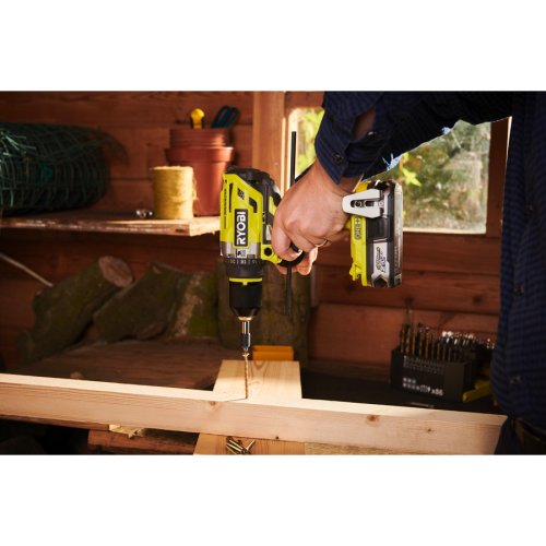 Дрель шуруповерт бесщеточная аккумуляторная Ryobi ONE+ R18PD7-0