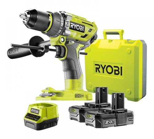 Дрель шуруповерт бесщеточная аккумуляторная Ryobi ONE+ R18PD7-220B