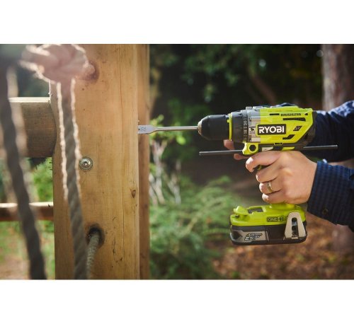 Дрель шуруповерт бесщеточная аккумуляторная Ryobi ONE+ R18PD7-220B