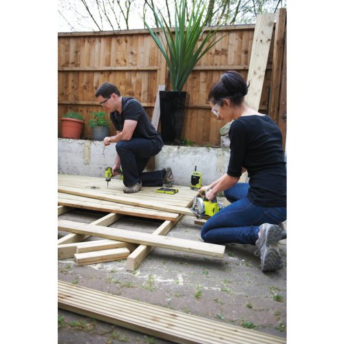 Аккумуляторная дисковая пила Ryobi ONE+ RWSL1801M 18В 2.5А/ч + зарядное