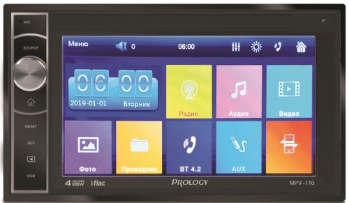 Автомагнитола 2 DIN Prology MPV-110