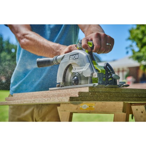 Пила дисковая бесщеточная аккумуляторная Ryobi ONE+ R18CS7-0 2.5А/ч 18В + зарядное