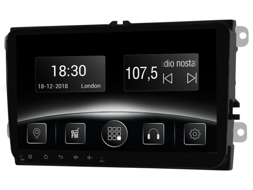 Штатная магнитола Gazer CM5509-T5 VW/Skoda/Seat (2008-2016)