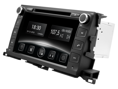 Штатна магнітола Gazer CM6009-XU50 Toyota Highlander (XU50) (2015 -2017)