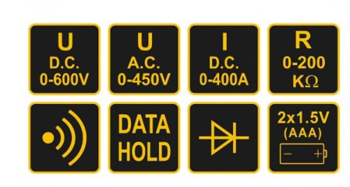 Мультиметр-кліщі Vorel 81801