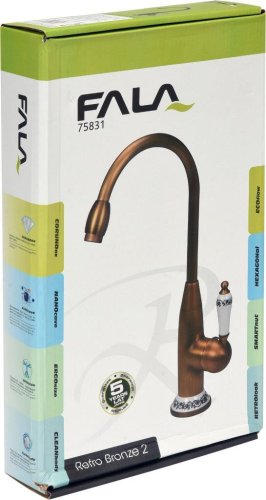 Смеситель для кухни FALA Retro Bronze 2 75831