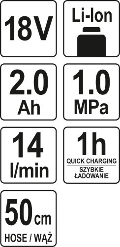 Компрессор аккумуляторный YATO YT-82894