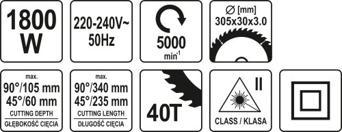 Торцовочная пила YATO YT-82175