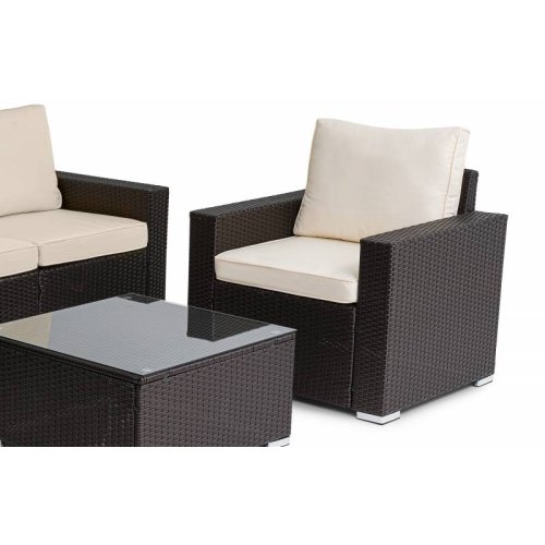 Набор садовой мебели Di Volio PRATO DV-018GF Коричневый/Бежевый