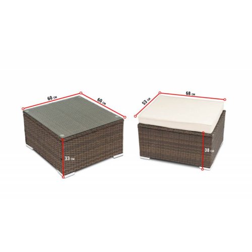 Набор садовой мебели Di Volio MODENA Black