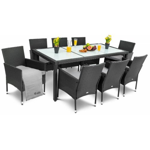 Набор садовой мебели Di Volio VERONA 8+1 Black