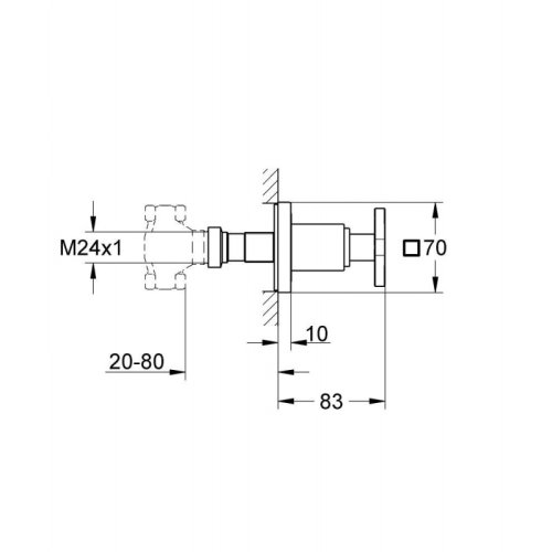 Вентиль Grohe Allure 19334000