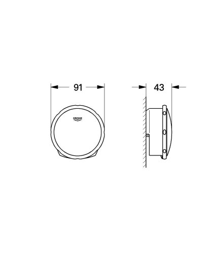 Крышка сливного отверстия Grohe Talentofill 19952000