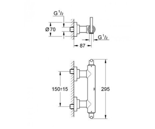 Смеситель для душа Grohe Atrio Classic 26004000