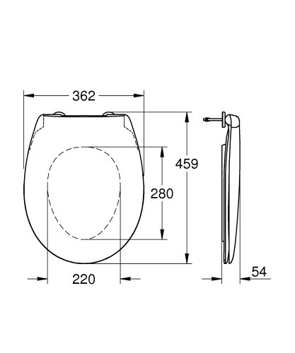 Унитаз+Инсталляция Grohe 39427CB0