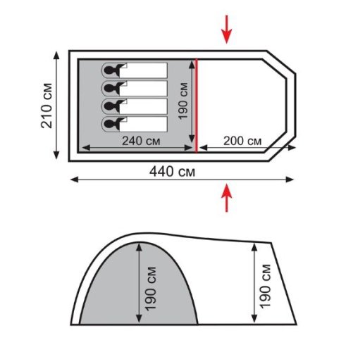 Палатка Totem Catawba 4 (V2) TTT-024