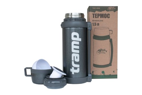 Термос Tramp Greenline 1.5 л TRC-096-grey