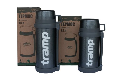 Термос Tramp Greenline 1.5 л TRC-096-grey