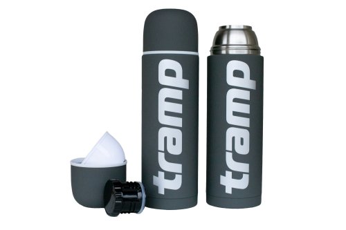 Термос Tramp Soft Touch 1.2 л серый TRC-110-grey