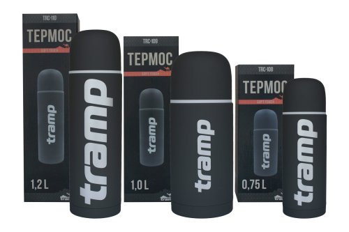 Термос Tramp Soft Touch 1.2 л серый TRC-110-grey