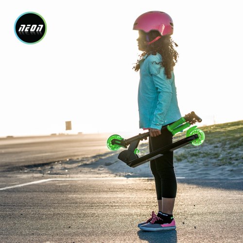 Самокат Neon Vector Зеленый N101177