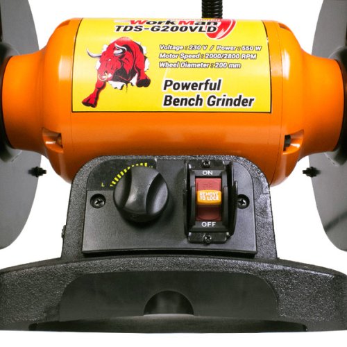 Точило WorkMan TDS-G200VLD с регулировкой оборотов