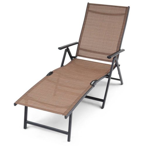 Садовый шезлонг Di Volio Bolzano DV-006ASL коричневый