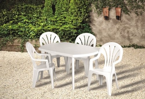 Стол пластиковый Curver Elise белый