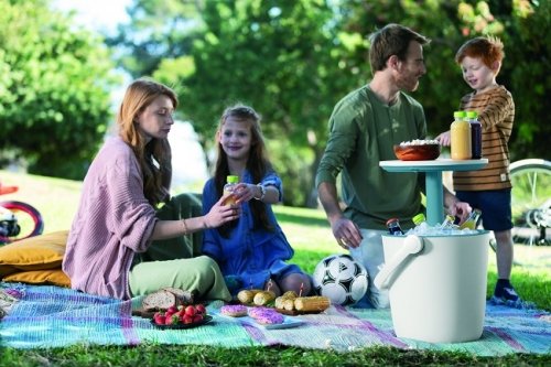 Стол-сундук Keter Go Bar кремовый