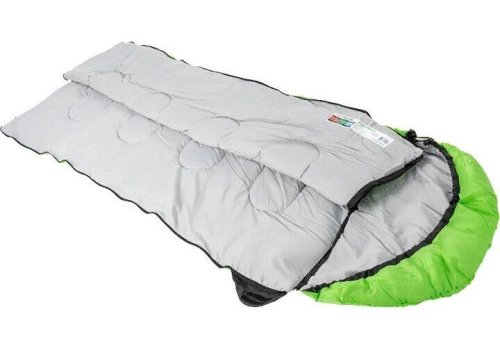 Спальный мешок Кемпинг Peak 200L с капюшоном зеленый