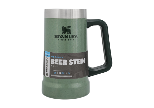 Термокружка пивная Stanley Adventure Stein Hammertone Green 0,7 л