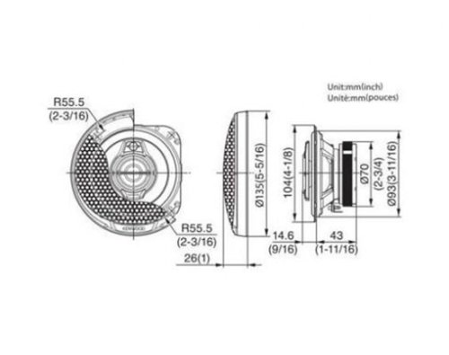 Акустика Kenwood KFC-PS1095