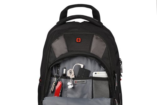 Рюкзак Wenger Upload 16" черно-серый