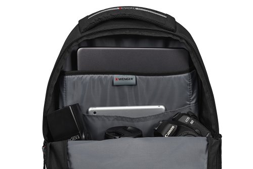 Рюкзак Wenger Upload 16" черно-серый
