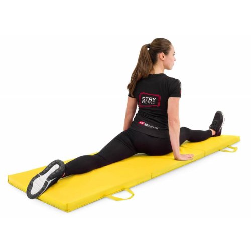 Мат гимнастический Hop-Sport HS-064FM 4 см желтый