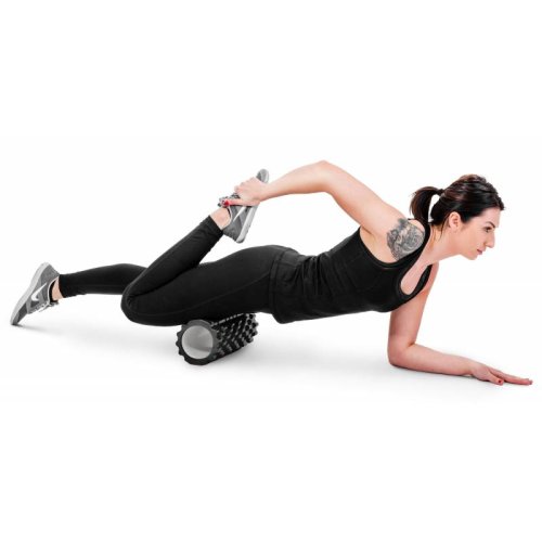 Роллер масажер для кросфіта і йоги Hop-Sport HS-001YG чорний