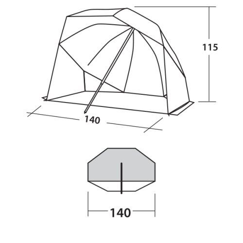 Палатка Easy Camp Coast 50 Ocean Blue