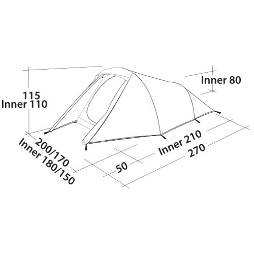 Палатка Easy Camp Energy 300 Teal Green