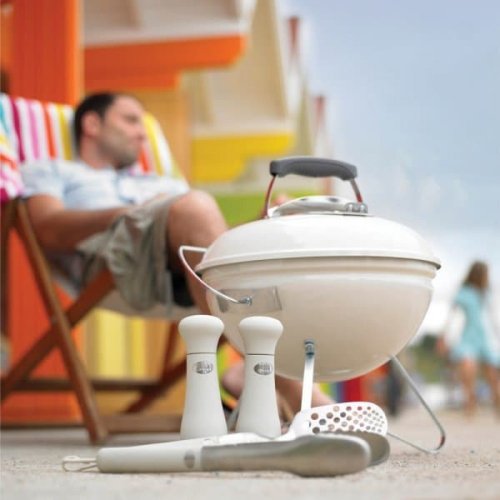 Гриль угольный Weber Smokey Joe Premium 37 см Айвори 1125004