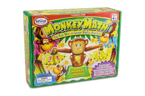 Развивающая игра по математике Popular Monkey Math Задачки от мартышки (сложение)