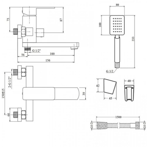 Смеситель Lidz (NKS)-10 30 006 00 (LIDZNKS103000600)