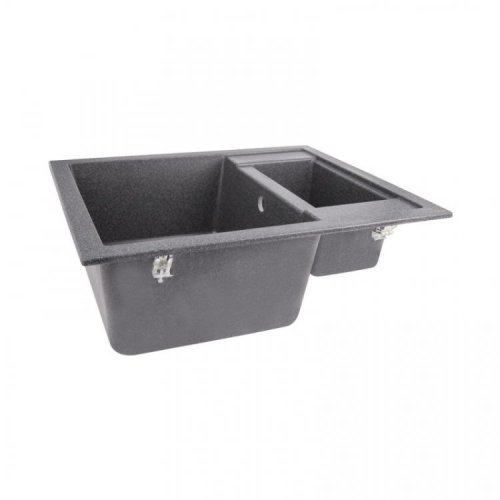 Кухонная мойка Lidz 615x500/200 BLA-03 (LIDZBLA03615500200)