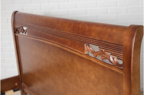 Ліжко двоспальне МІКС-меблі Шопен 180x200 горіх