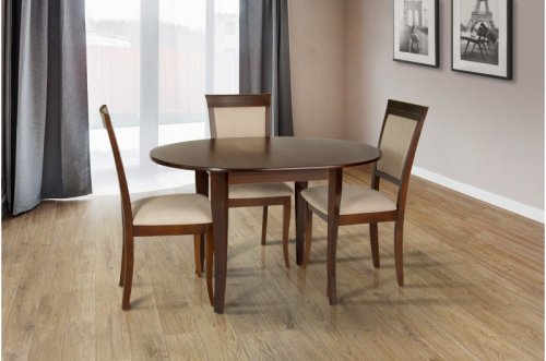 Стол обеденный МИКС-мебель Дукат темный орех