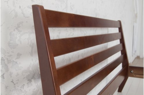 Ліжко полуторне МІКС-меблі Челсі 140x200 лісовий горіх