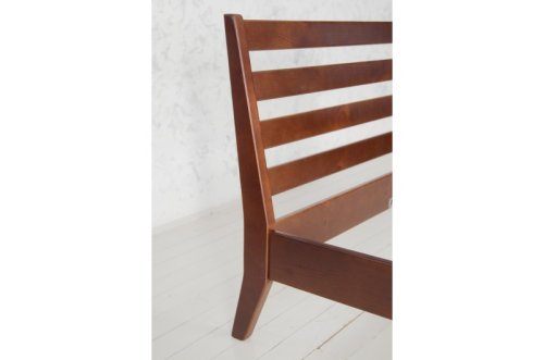 Ліжко двоспальне МІКС-меблі Челсі 180x200 лісовий горіх