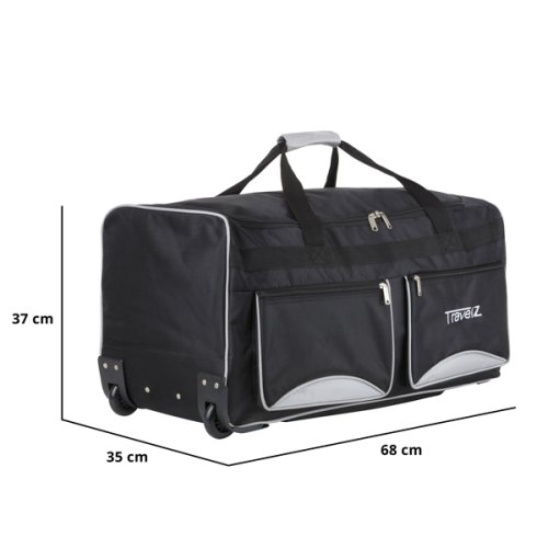 Сумка дорожня на колесах TravelZ Wheelbag 90 Black