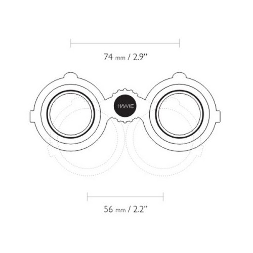 Бинокль Hawke Frontier ED 8x42 (Grey)