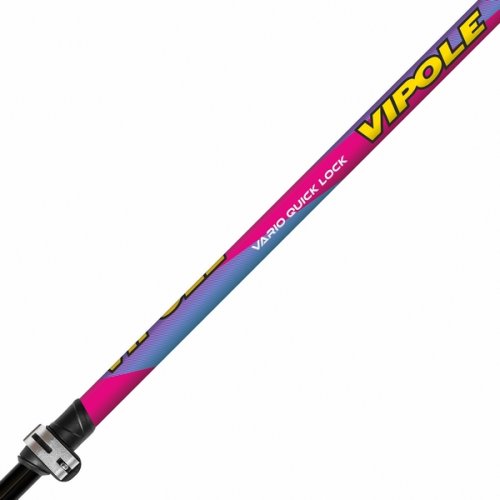 Палки для скандинавской ходьбы Vipole Vario Top-Click QL Violet DLX P19427